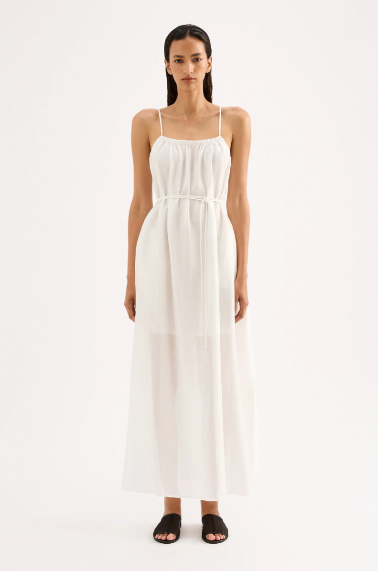 NUDE LUCY Ziki Maxi Dress WHITE