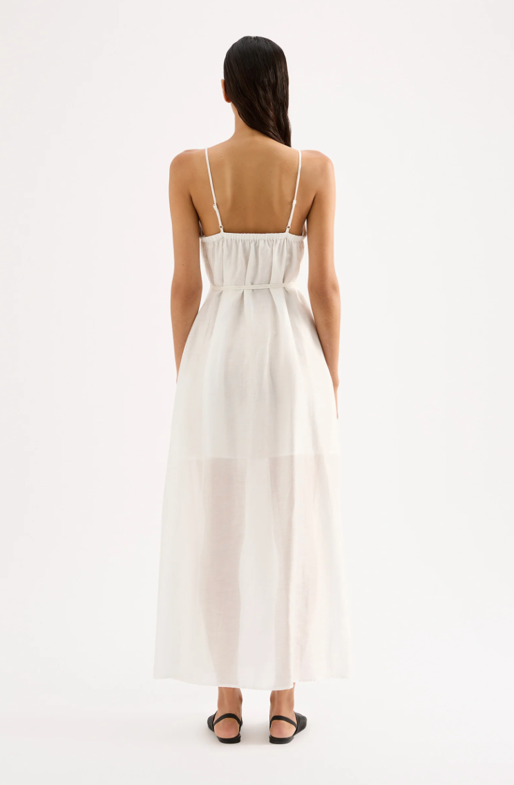 NUDE LUCY Ziki Maxi Dress WHITE