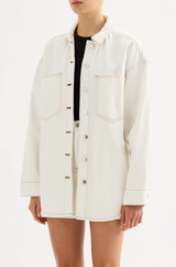 Nude Lucy Organic Denim Overshirt SALT