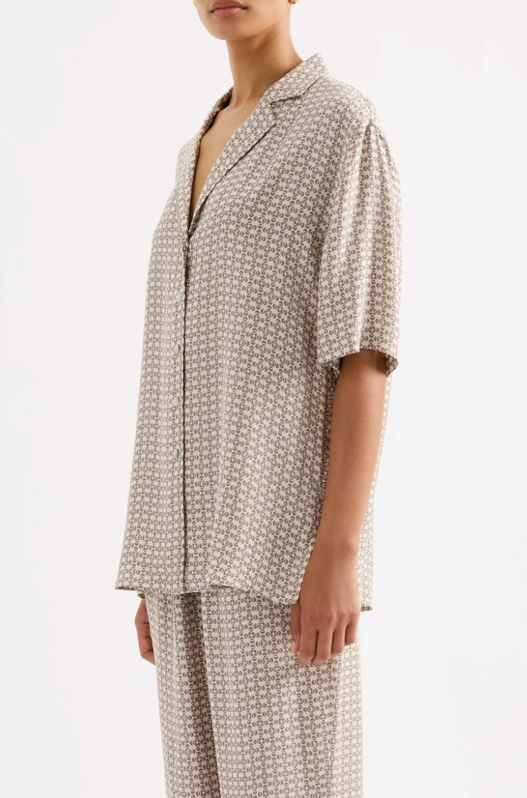 NUDE LUCY Moneta Cupro Shirt