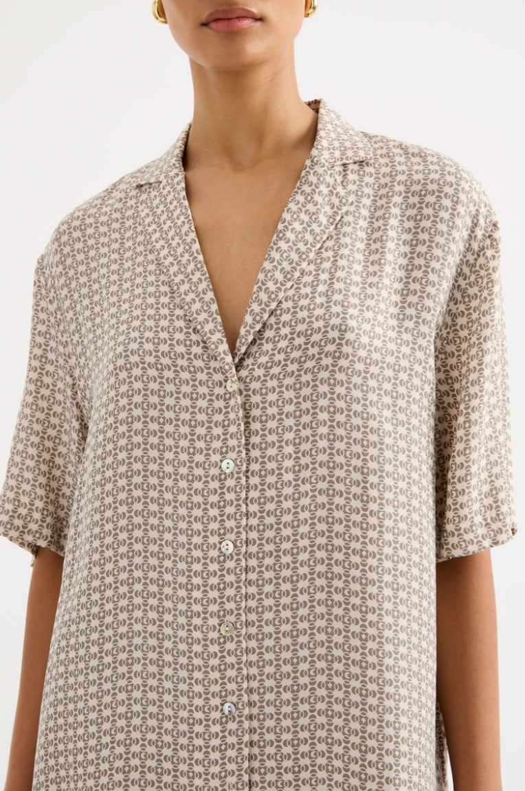 NUDE LUCY Moneta Cupro Shirt