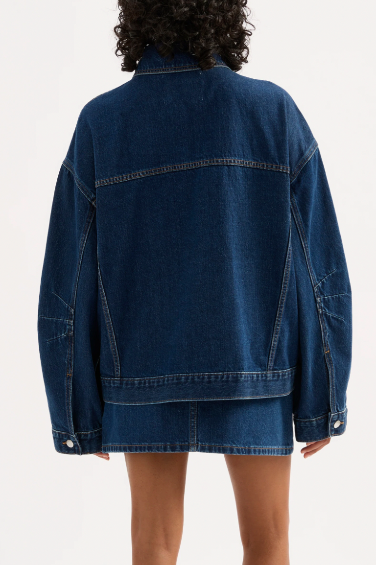 NUDE LUCY Sia Denim Jacket FORCE BLUE