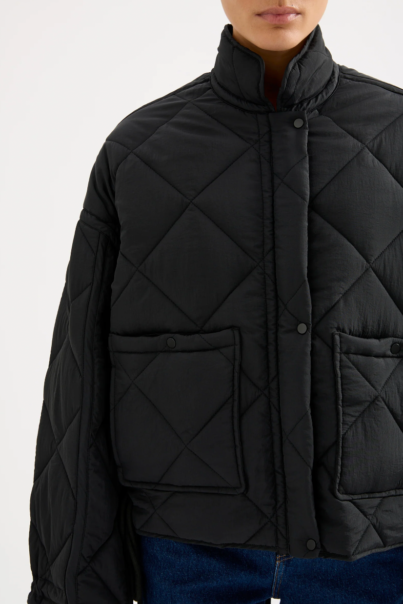 Nude Lucy Sloane Puffer Jacket BLACK