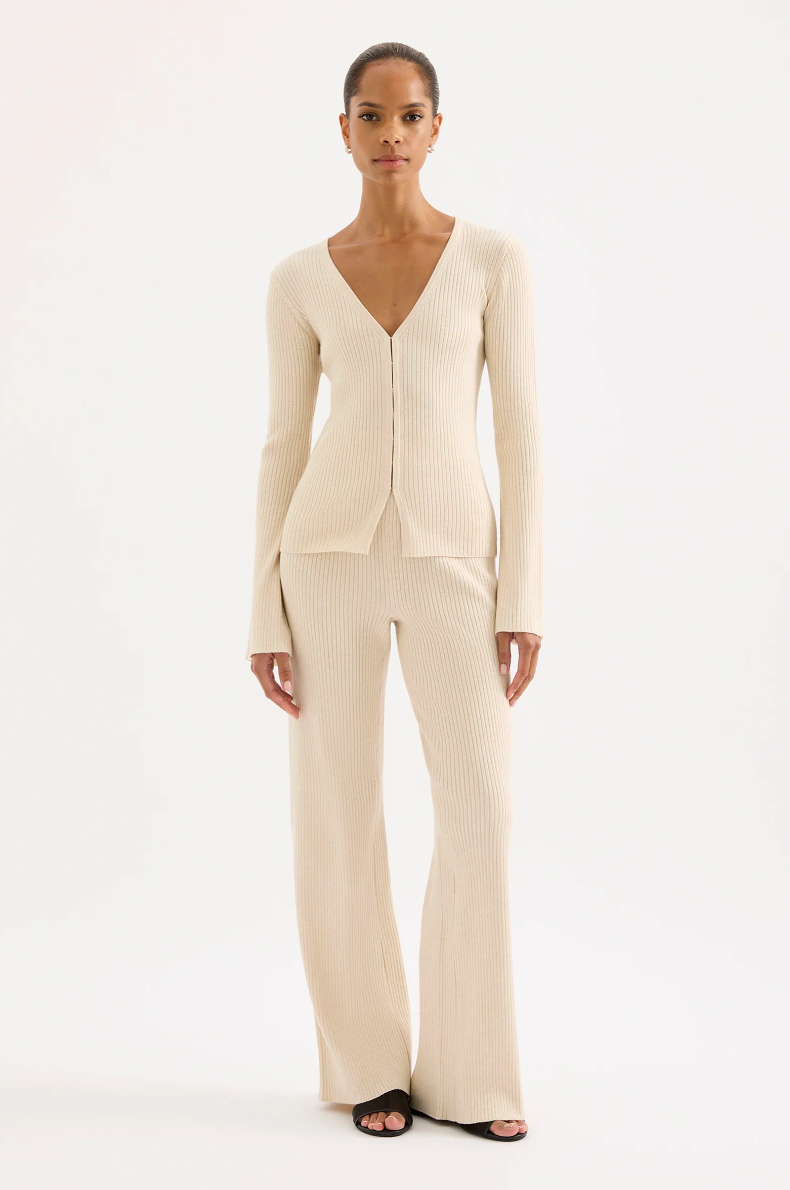 NUDE LUCY Ettiene Knit Cardigan CREAM