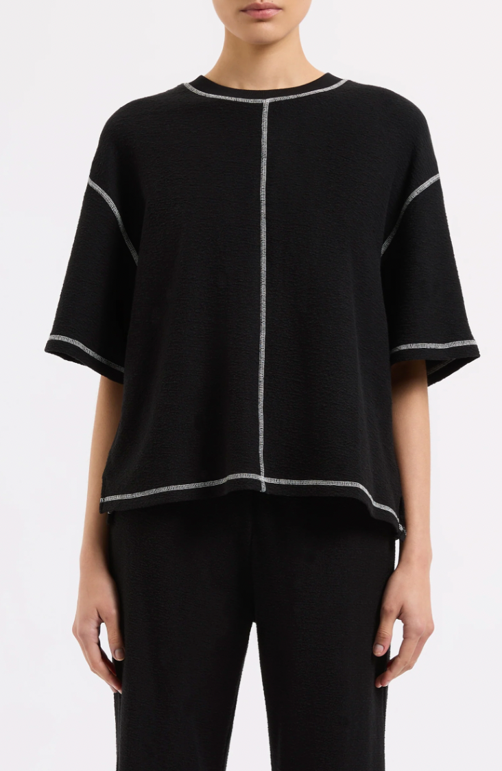 NUDE LUCY Sutton Tee BLACK
