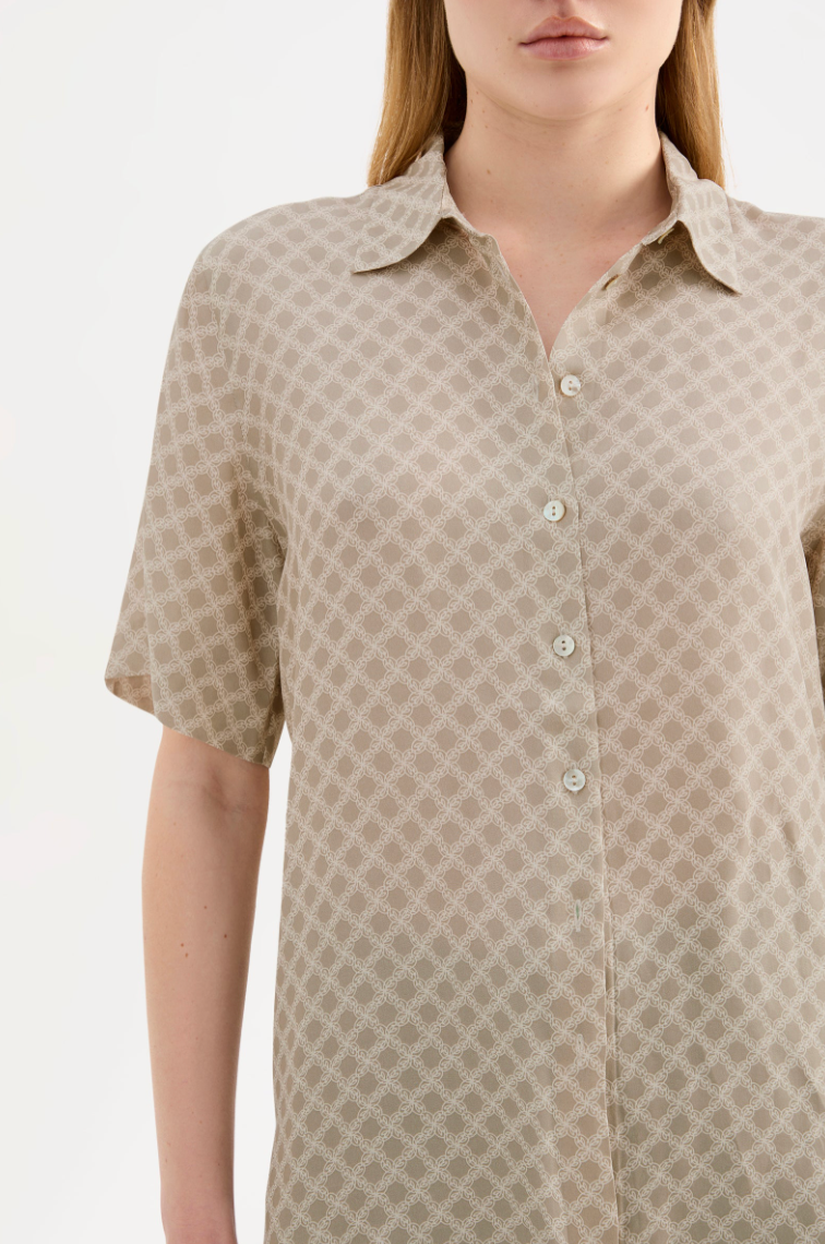 NUDE LUCY Cosmos Cupro Shirt