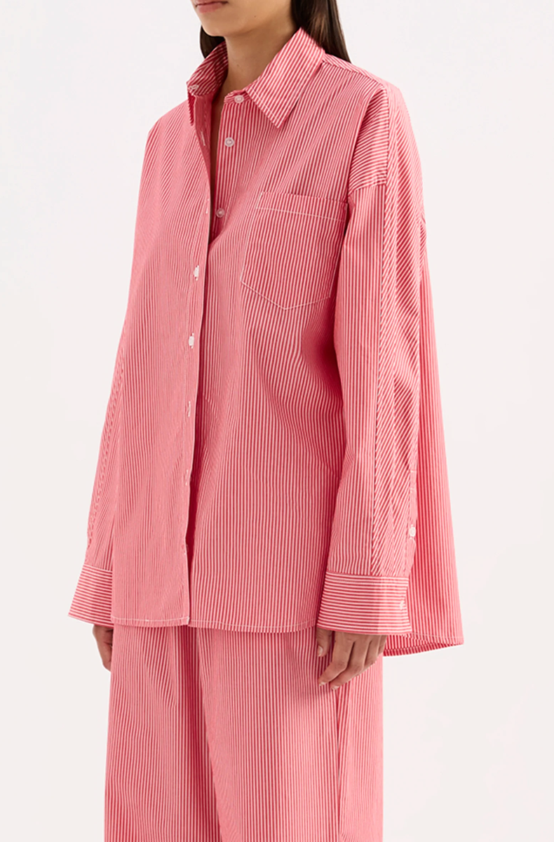 NUDE LUCY Anouk Shirt RED STRIPE