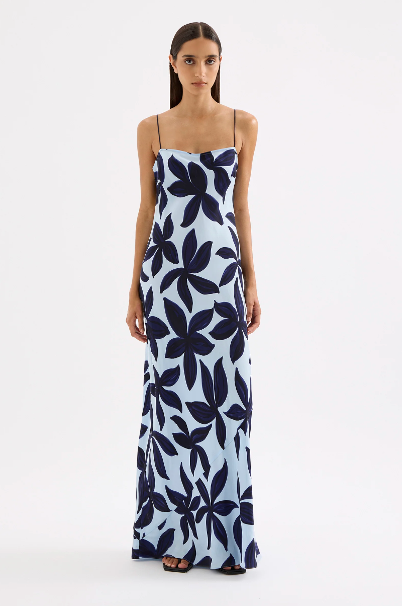 NUDE LUCY Corfu Cupro Slip Dress