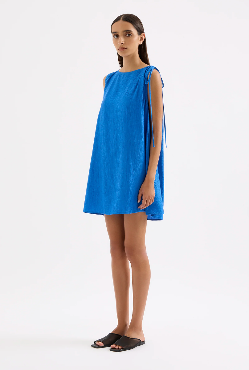 NUDE LUCY Winfield Mini Dress COBALT