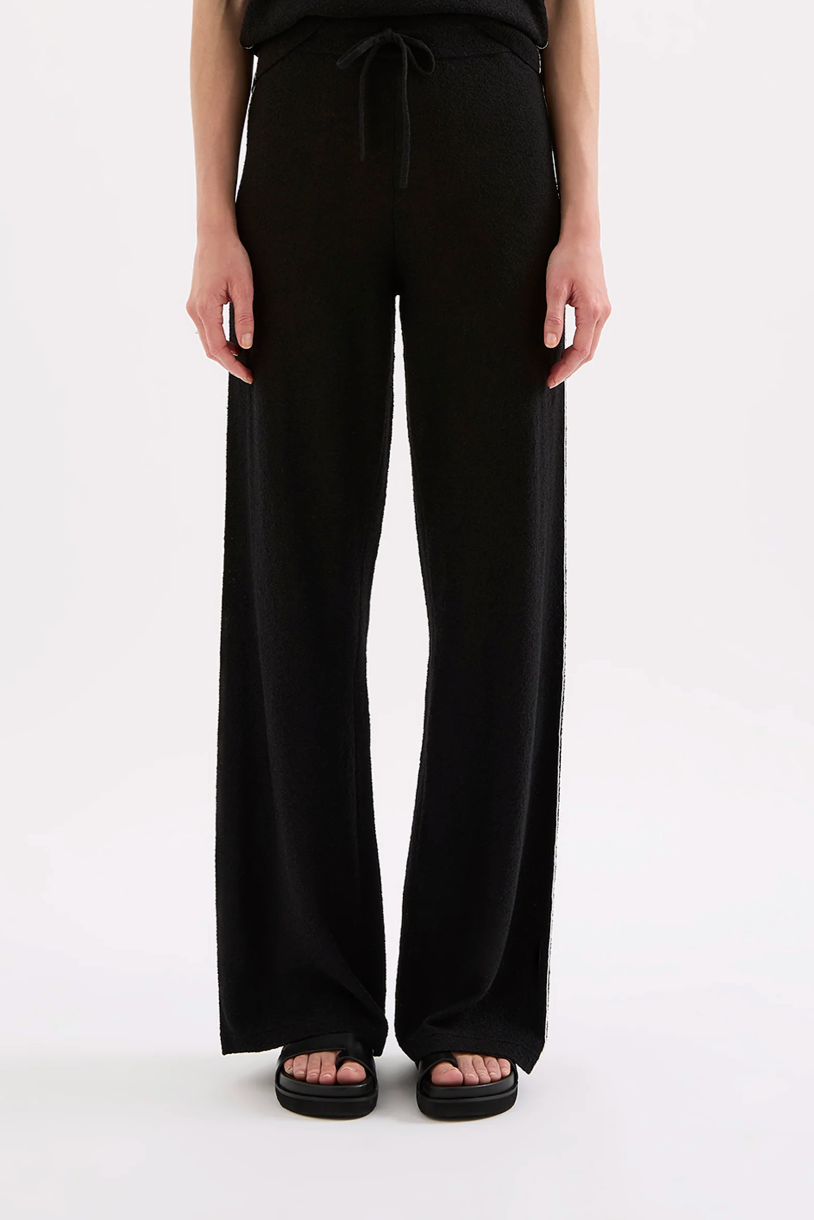 NUDE LUCY Jett Knit Pant BLACK