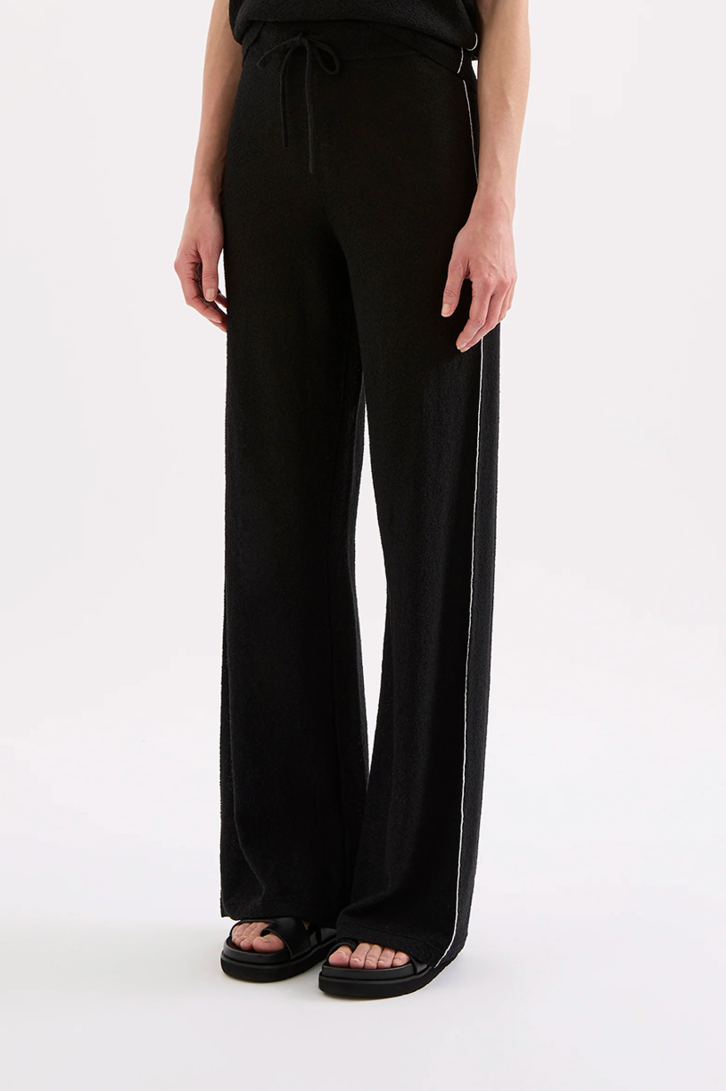 NUDE LUCY Jett Knit Pant BLACK