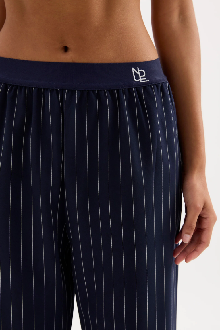 NUDE LUCY Maree Pinstripe Pant MIDNIGHT STRIPE