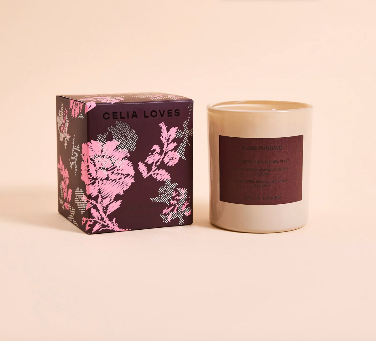CELIA LOVES 80hr Candle PLUM PUDDING