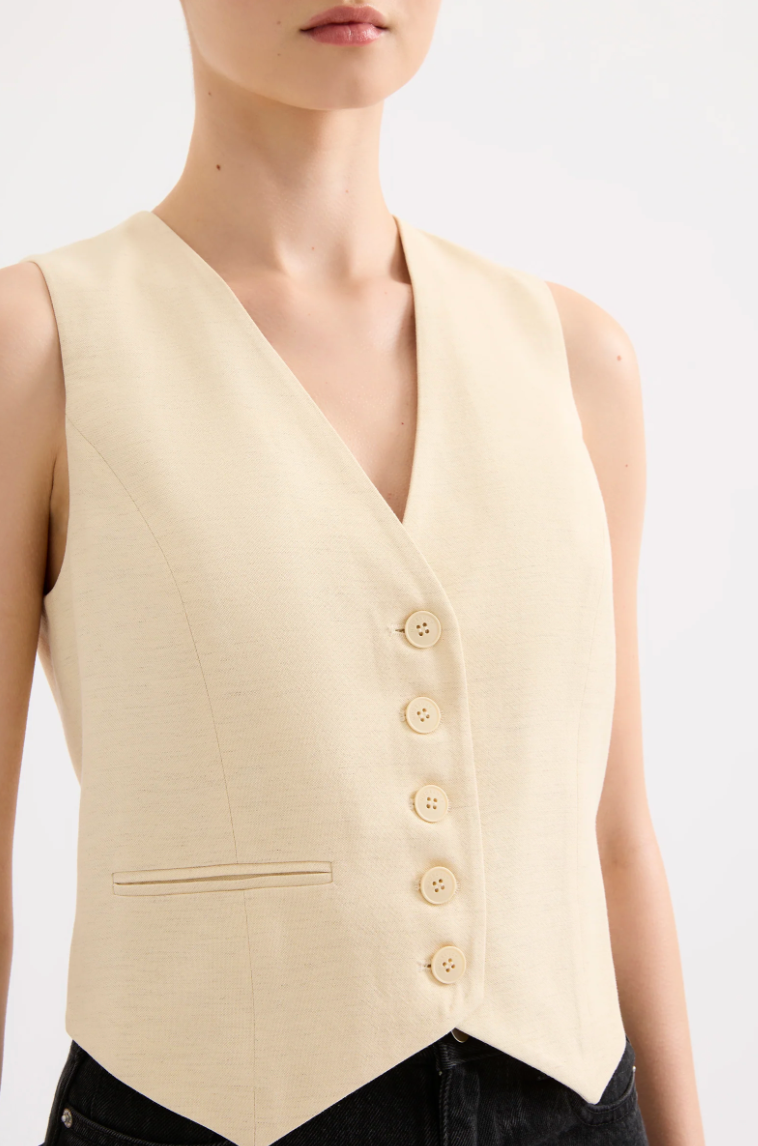 NUDE LUCY Garcia Vest CHAMOMILE