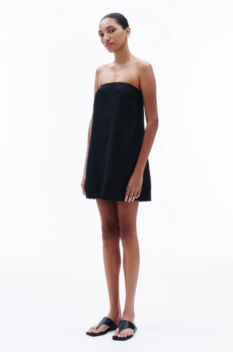 NUDE LUCY Elyse Mini Dress BLACK