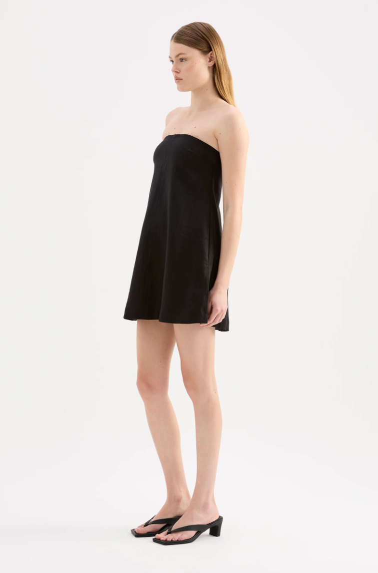 NUDE LUCY Elyse Mini Dress BLACK