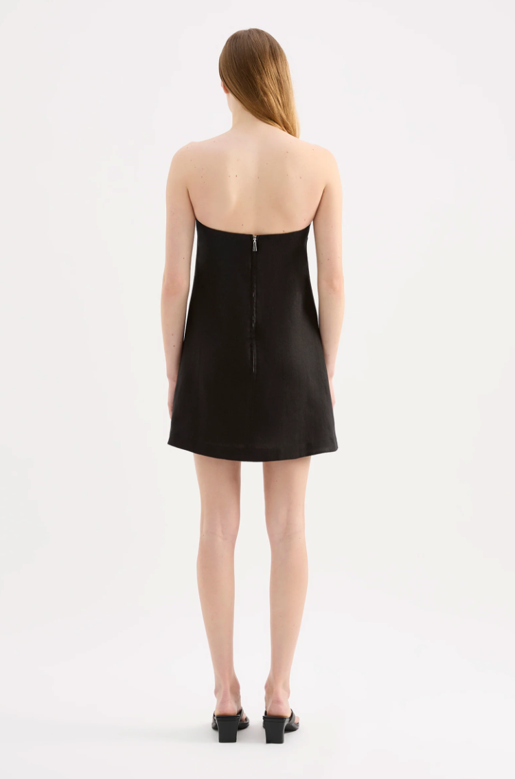 NUDE LUCY Elyse Mini Dress BLACK