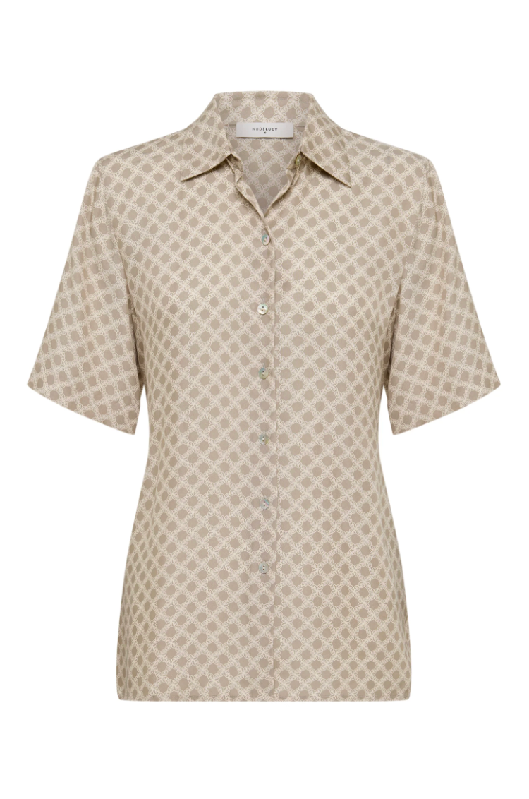 NUDE LUCY Cosmos Cupro Shirt