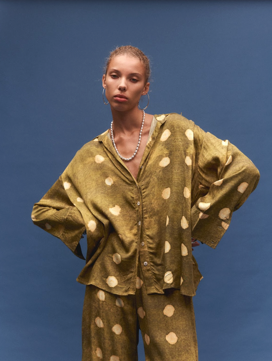 KINGA CSILLA LA Olivia Spot Dorato Shirt