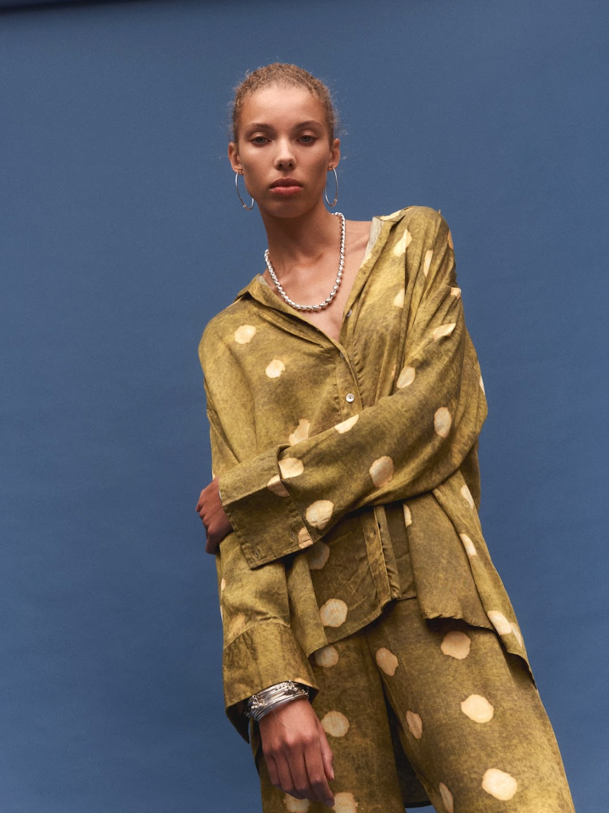 KINGA CSILLA LA Olivia Spot Dorato Shirt