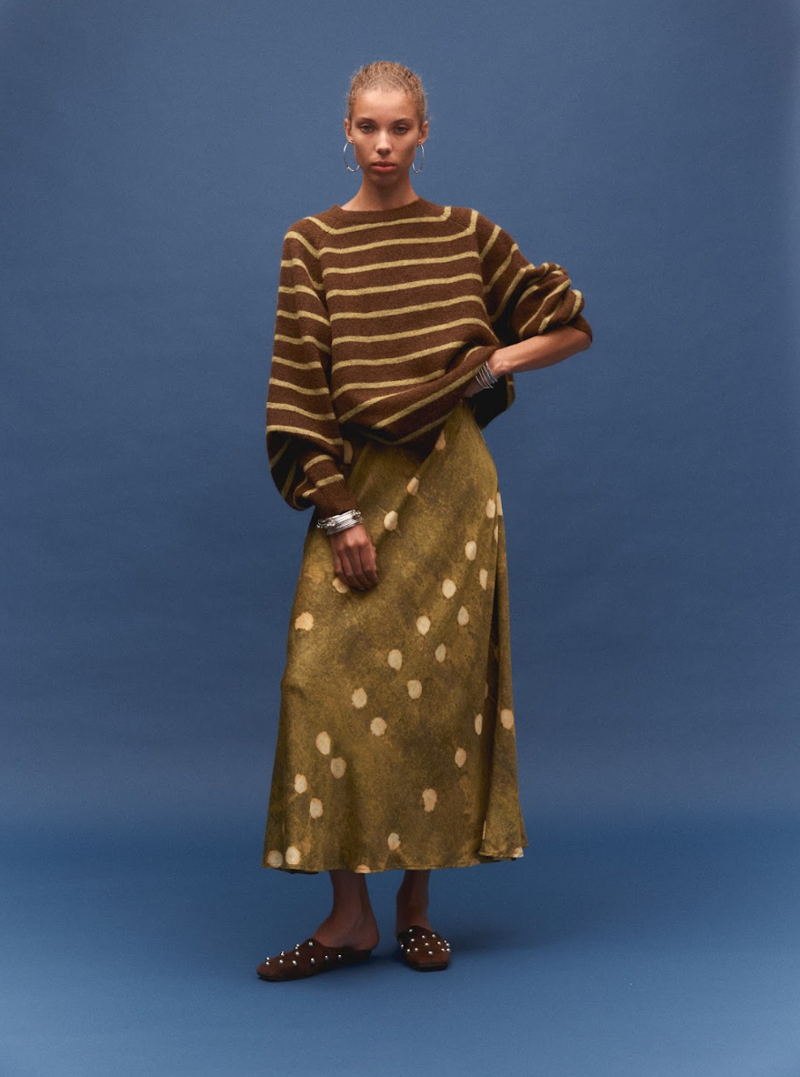 KINGA CSILLA Umore Stripe Knit Jumper