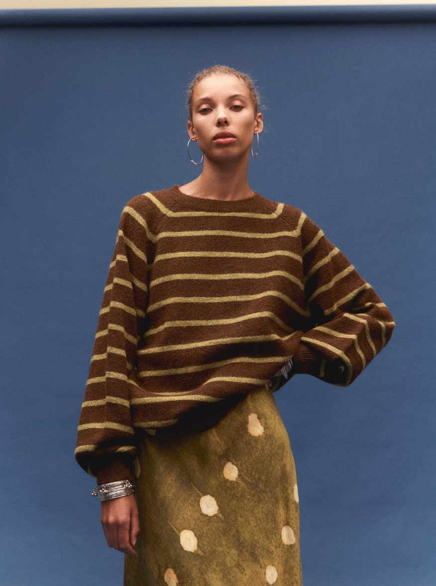 KINGA CSILLA Umore Stripe Knit Jumper