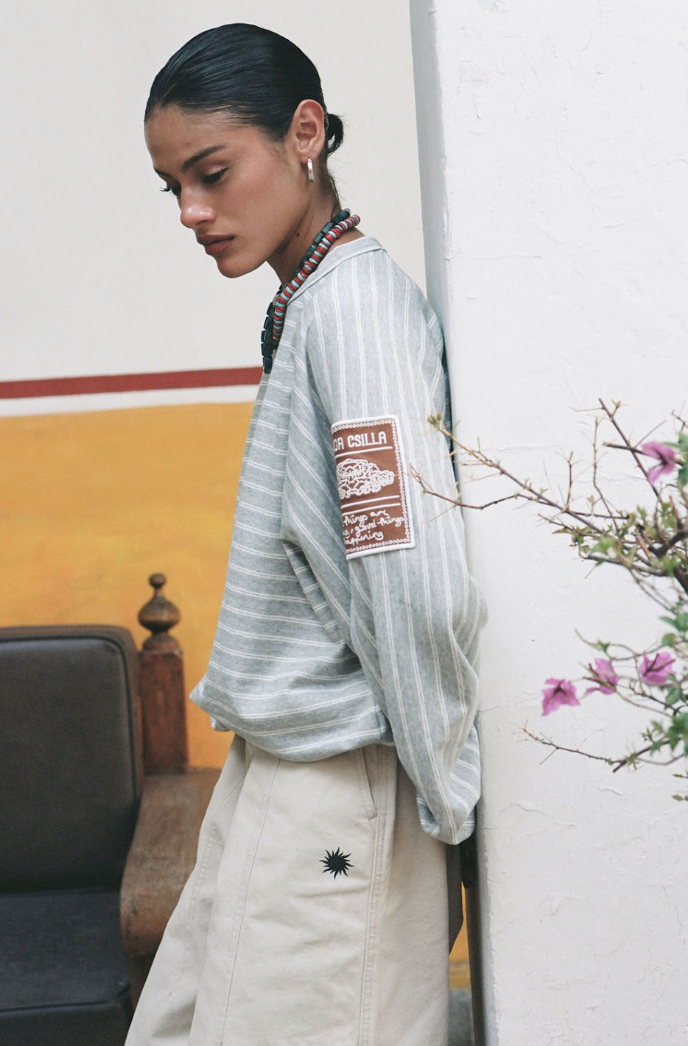 KINGA CSILLA Smoke Stripe Med Jumper