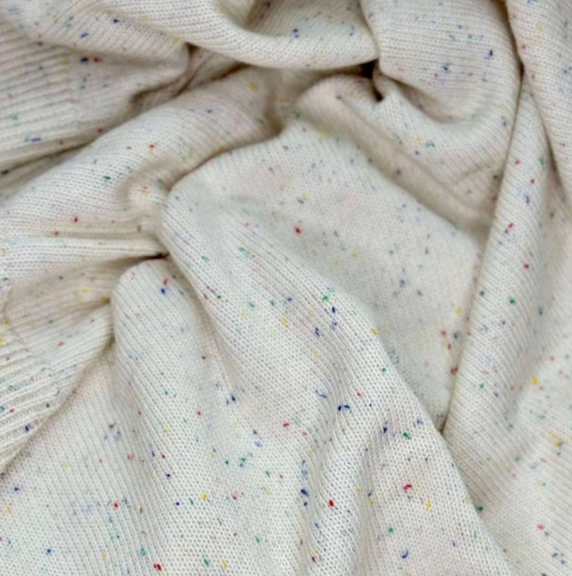 GOLDEN CHILD Rainbow Speckled Blanket MILK