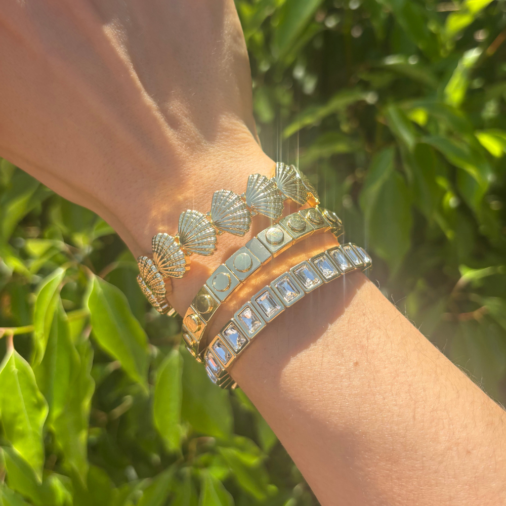 Oliva Bracelet GOLD CRYSTAL