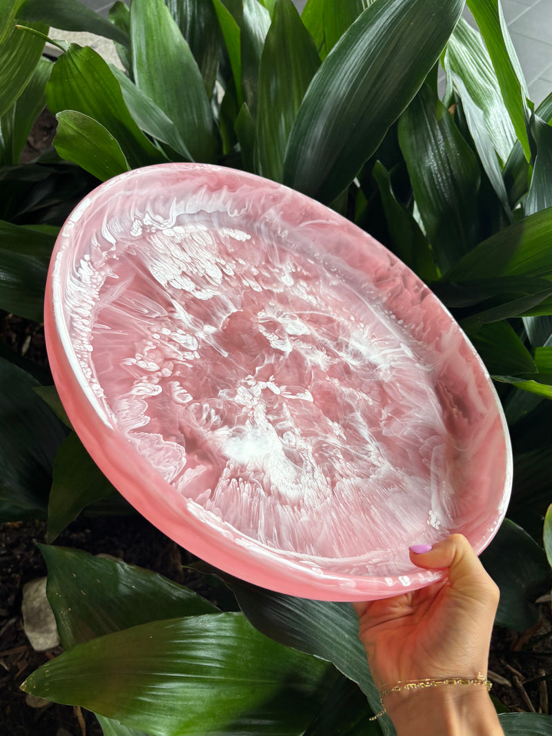 NASHI Signature Round Platter Medium PINK