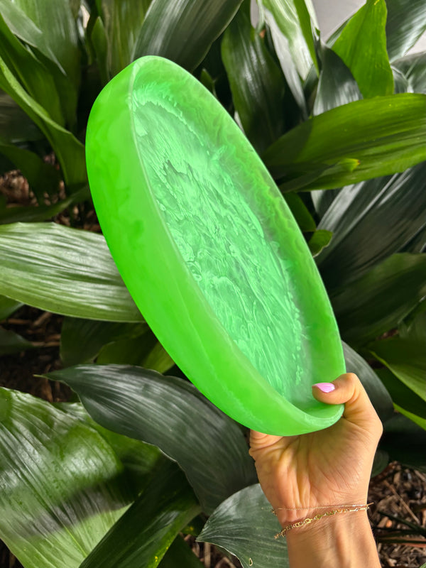 NASHI Signature Round Platter Small PERIDOT