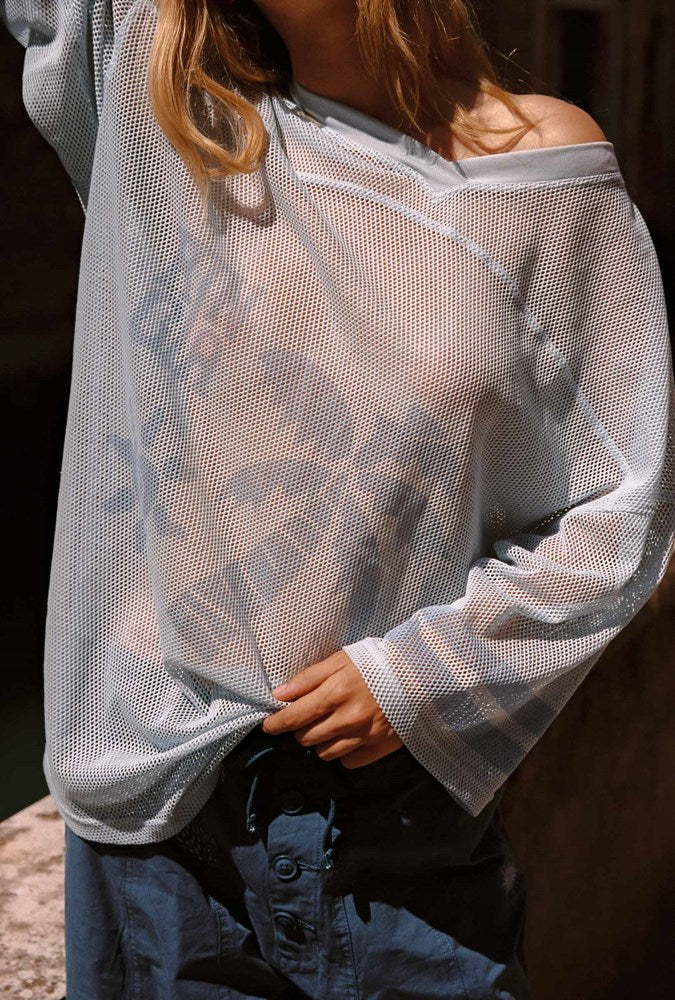 PRE ORDER 2/11 KINGA CSILLA Solana Mesh Lido Tee