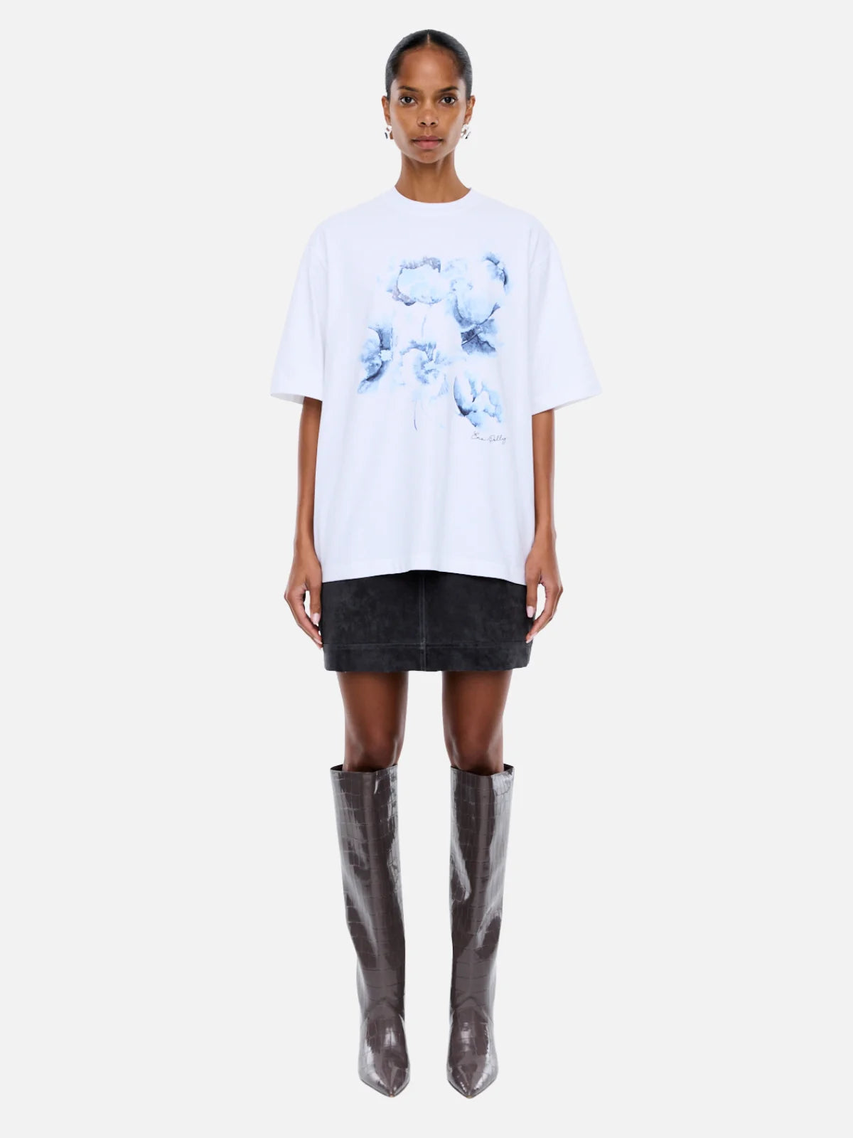 ENA PELLY Sophia Tee White Florals