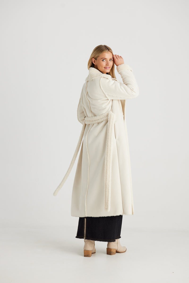 TALISMAN Sterling Coat ECRU