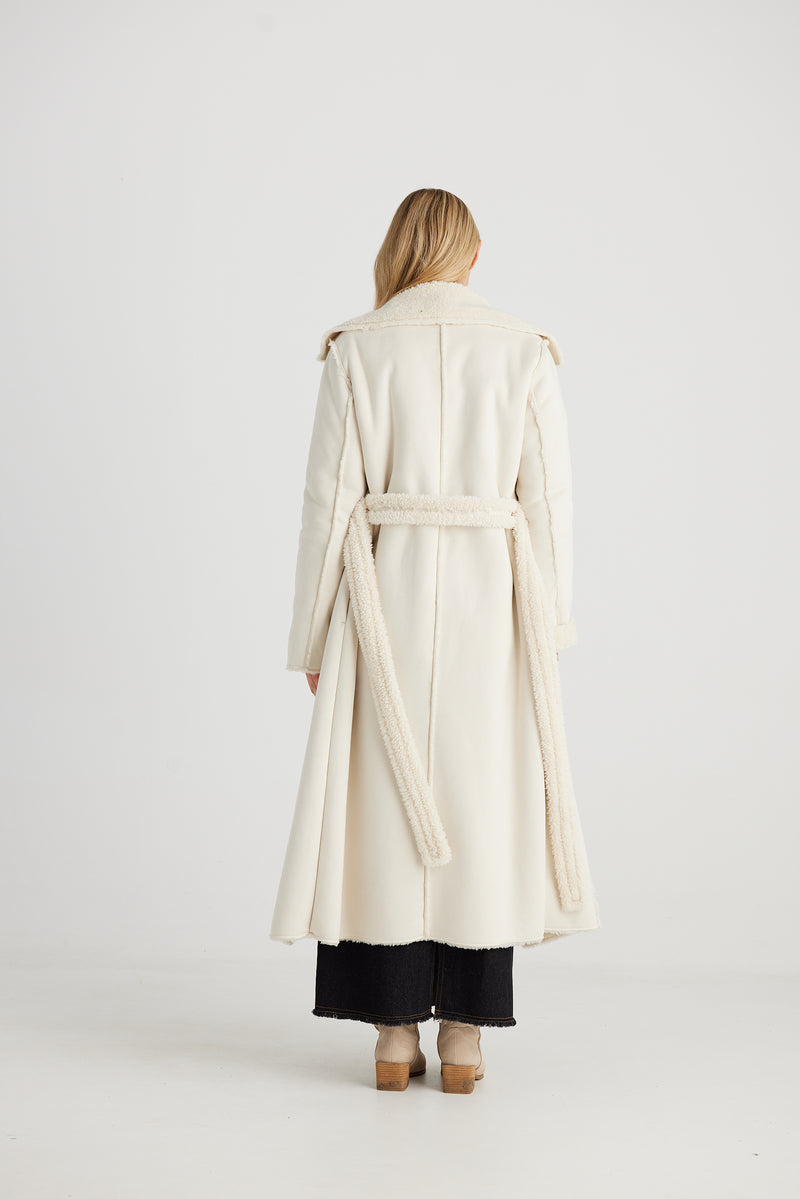 TALISMAN Sterling Coat ECRU