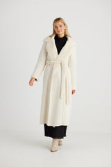 TALISMAN Sterling Coat ECRU