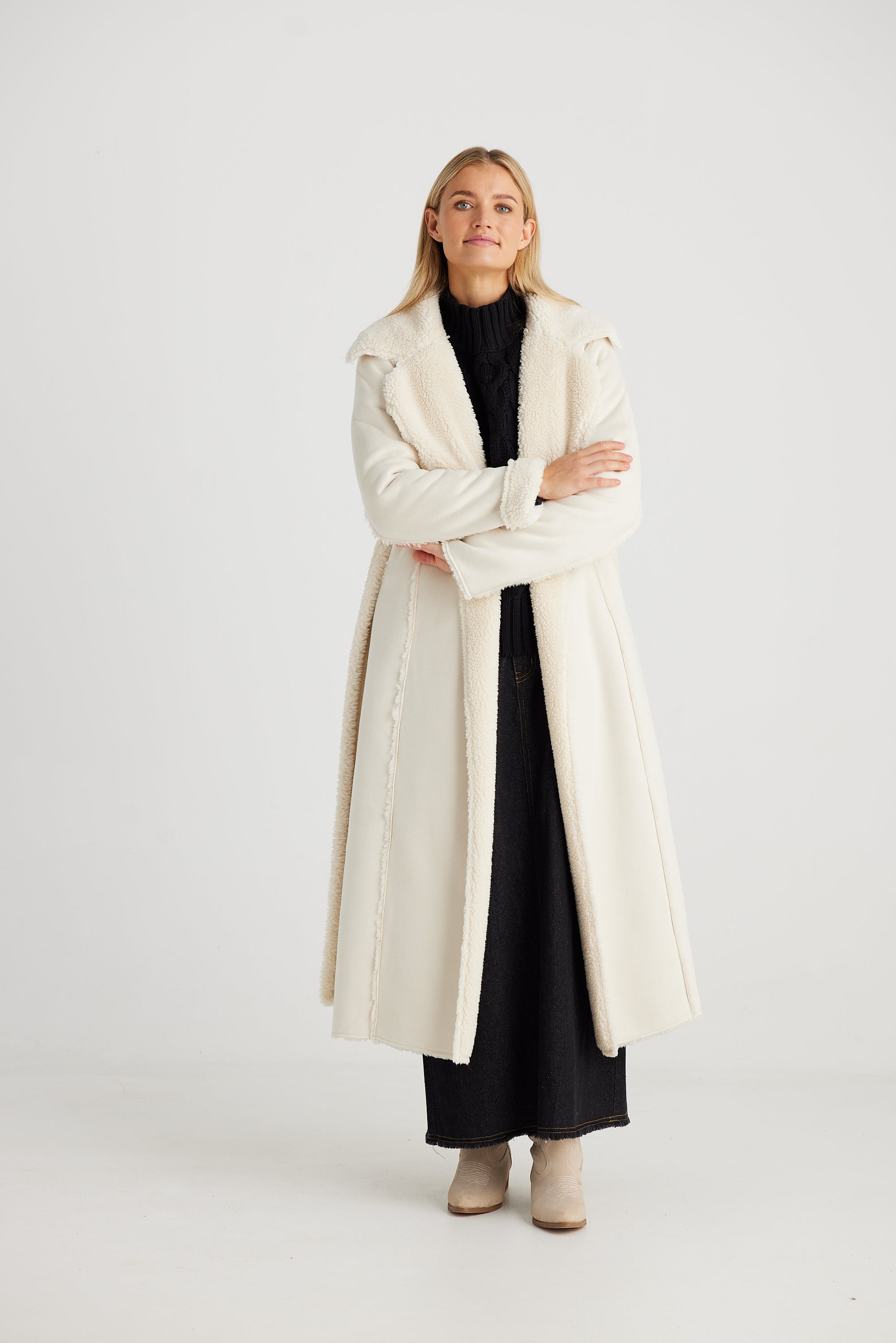 TALISMAN Sterling Coat ECRU