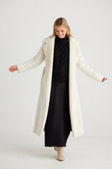 TALISMAN Sterling Coat ECRU