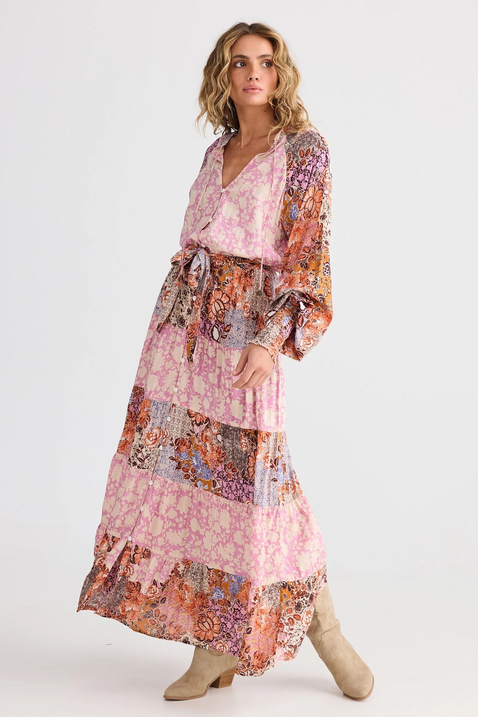 TALISMAN Dream Weaver Maxi Dress MEADOW MUSE