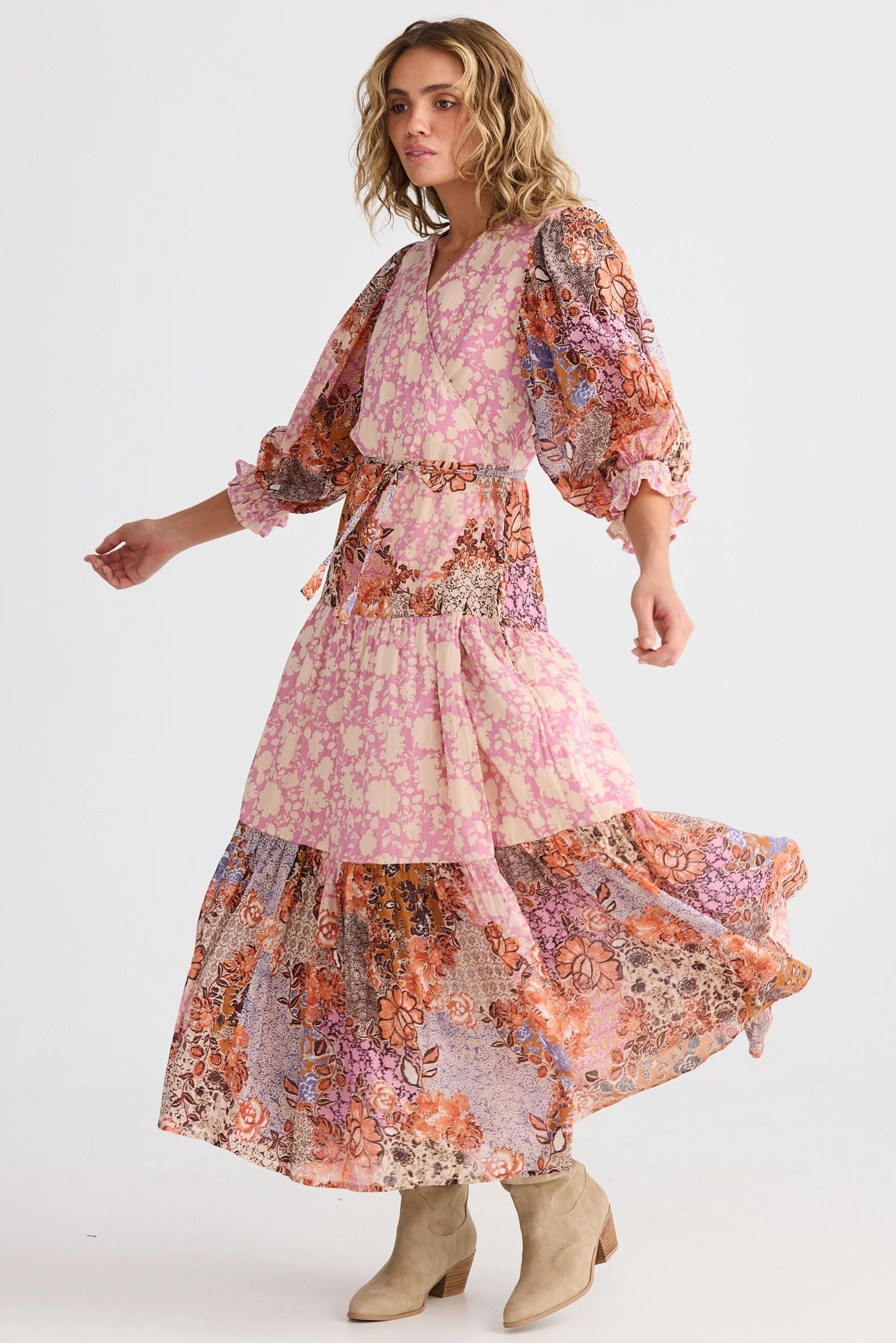 TALISMAN Tara Wrap Dress DREAM WEAVER