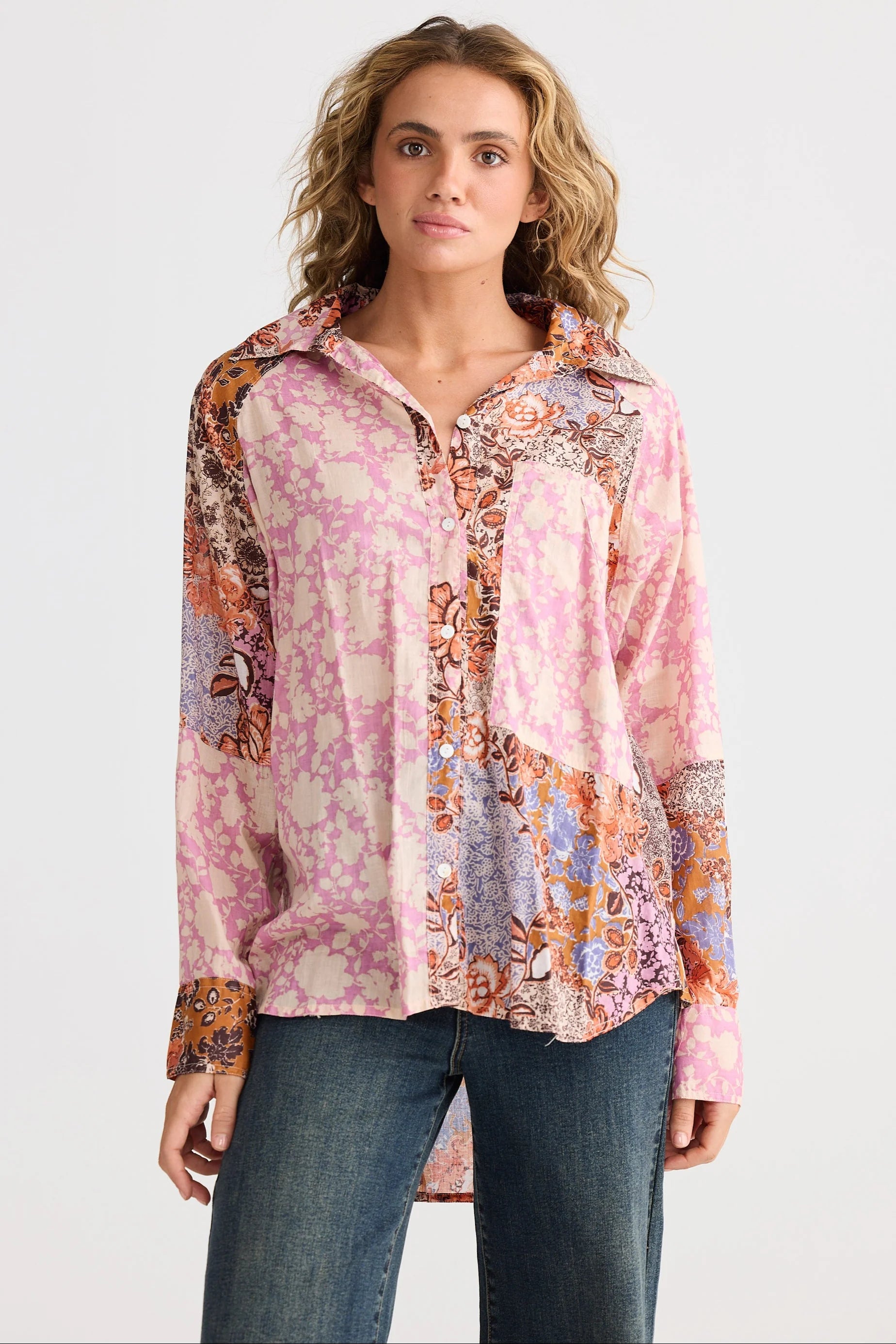TALISMAN Freefalling Shirt MEADOW/DREAM