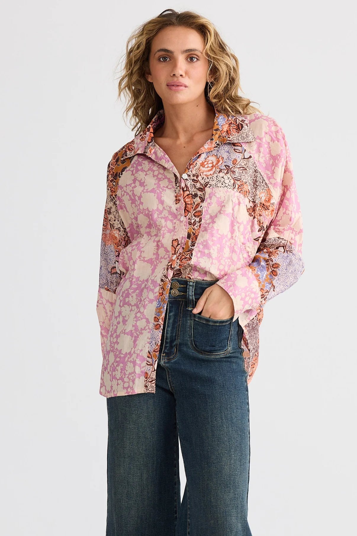 TALISMAN Freefalling Shirt MEADOW/DREAM