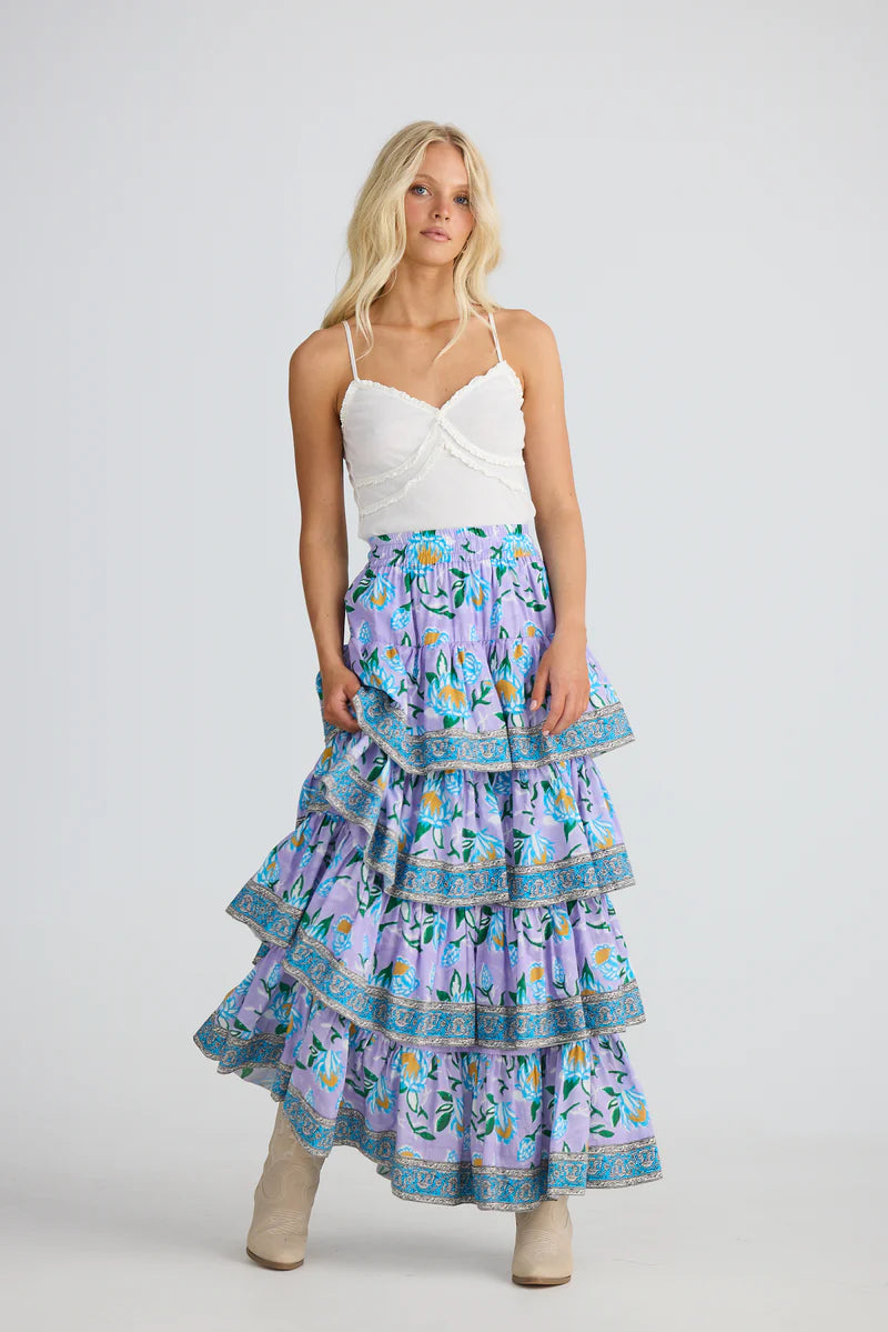 TALISMAN Silvana Skirt LILAC LOTUS