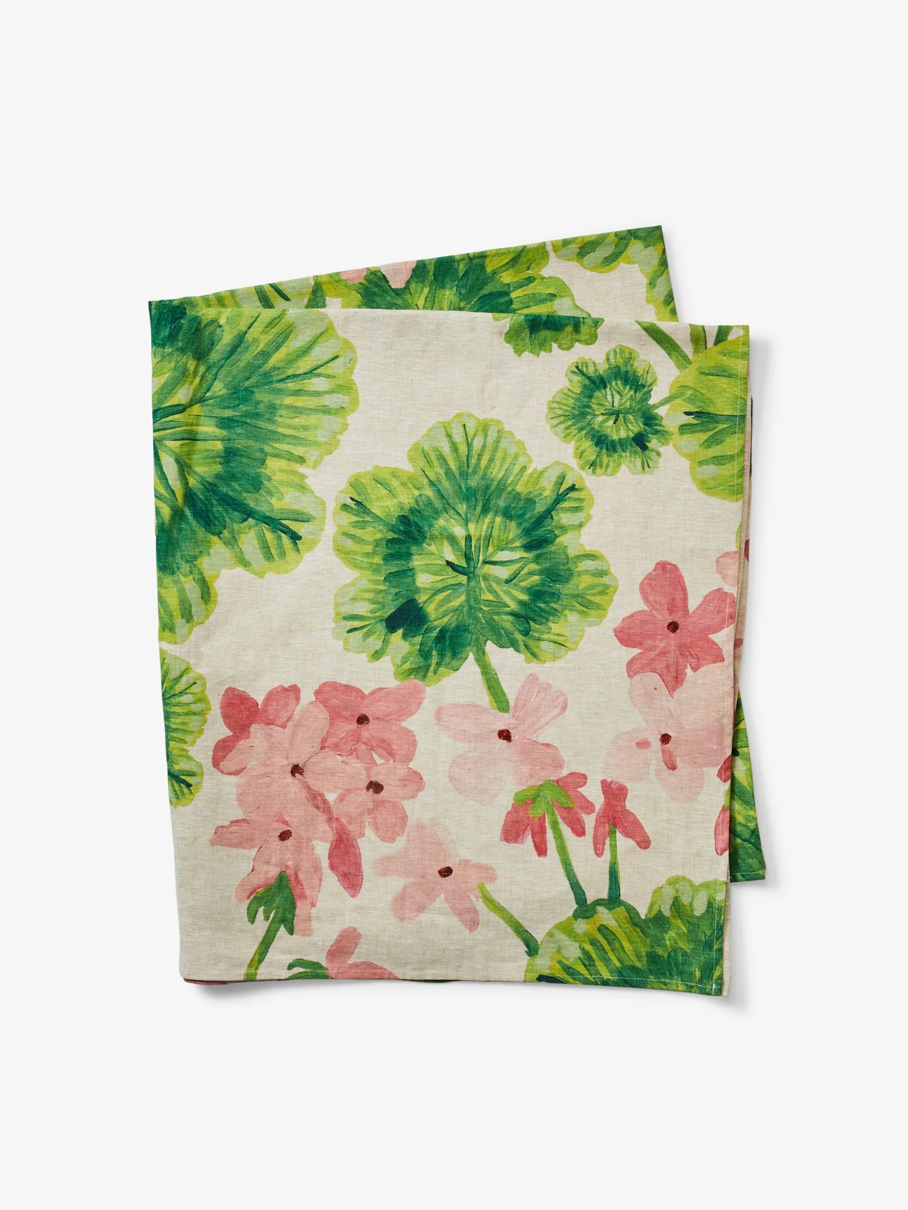 Bonnie and Neil Geranium Tablecloth LARGE