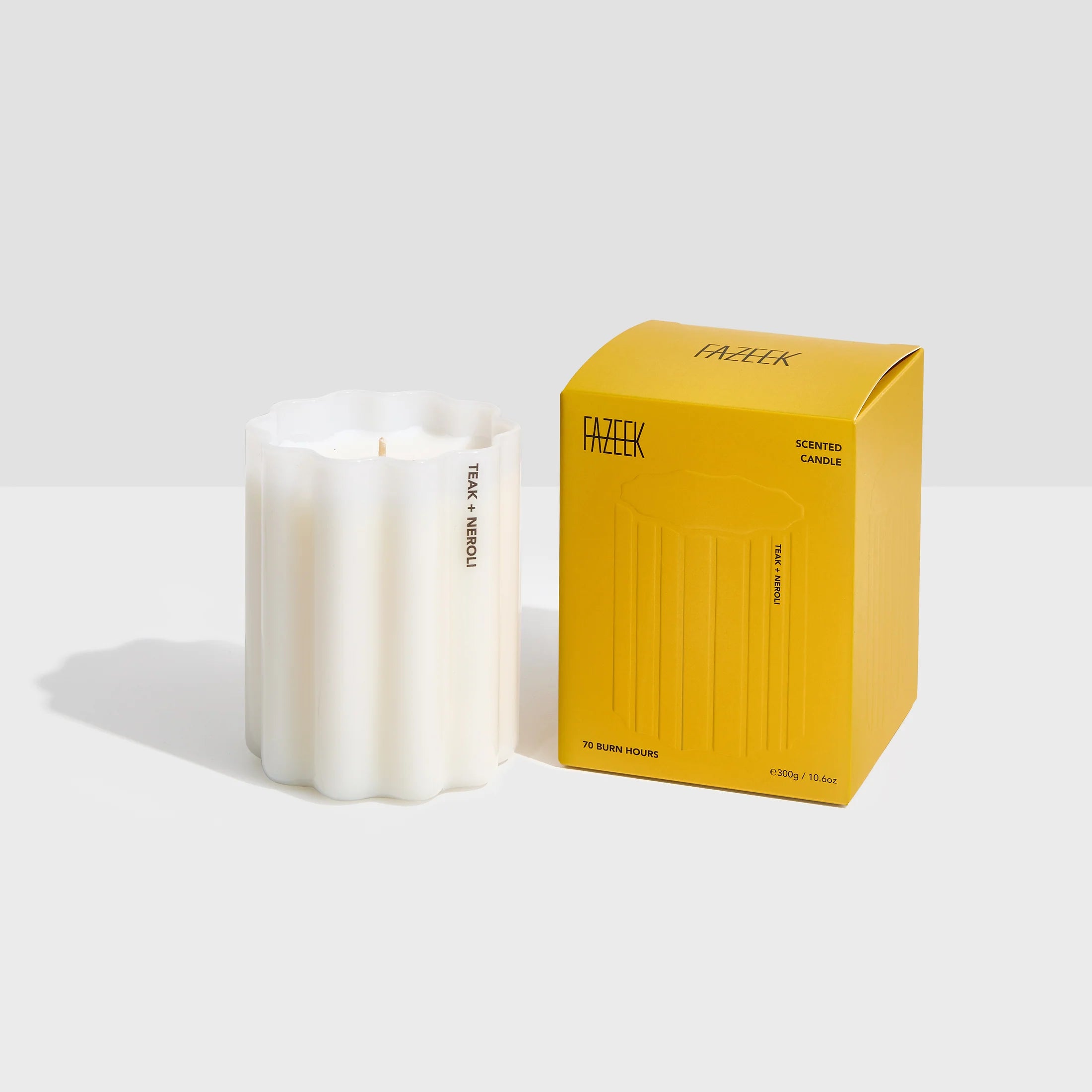 FAZEEK 70HR Candle TEAK + NEROLI