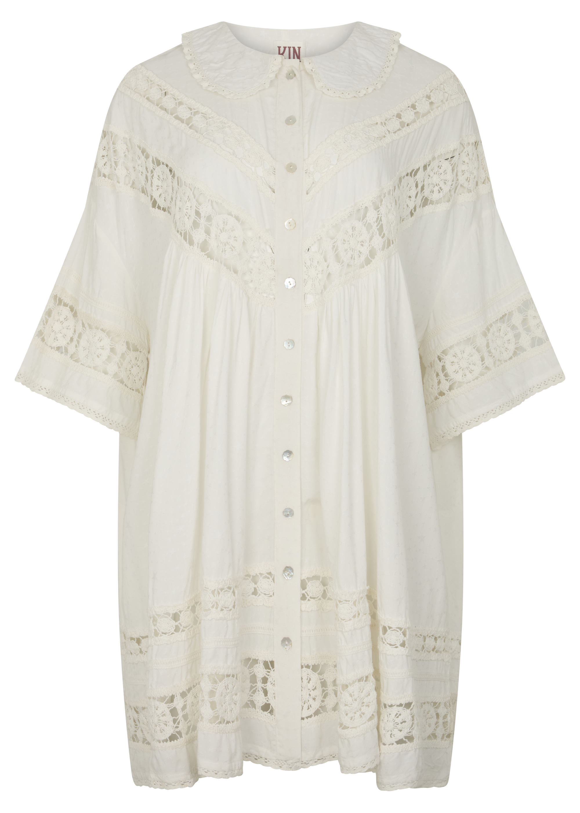 KINGA CSILLA Tessera Nola Button Down Dress