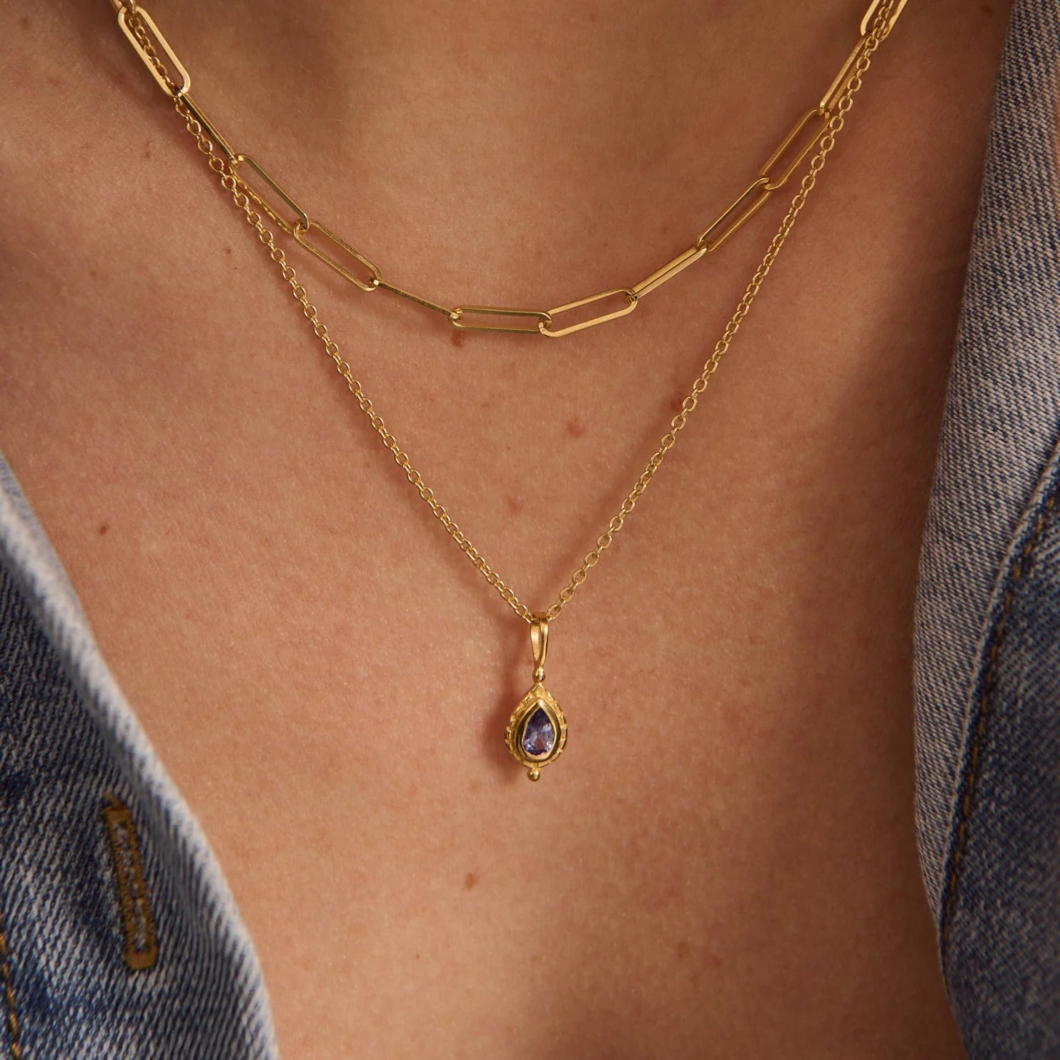 MURKANI December Birthstone Charm TANZANITE