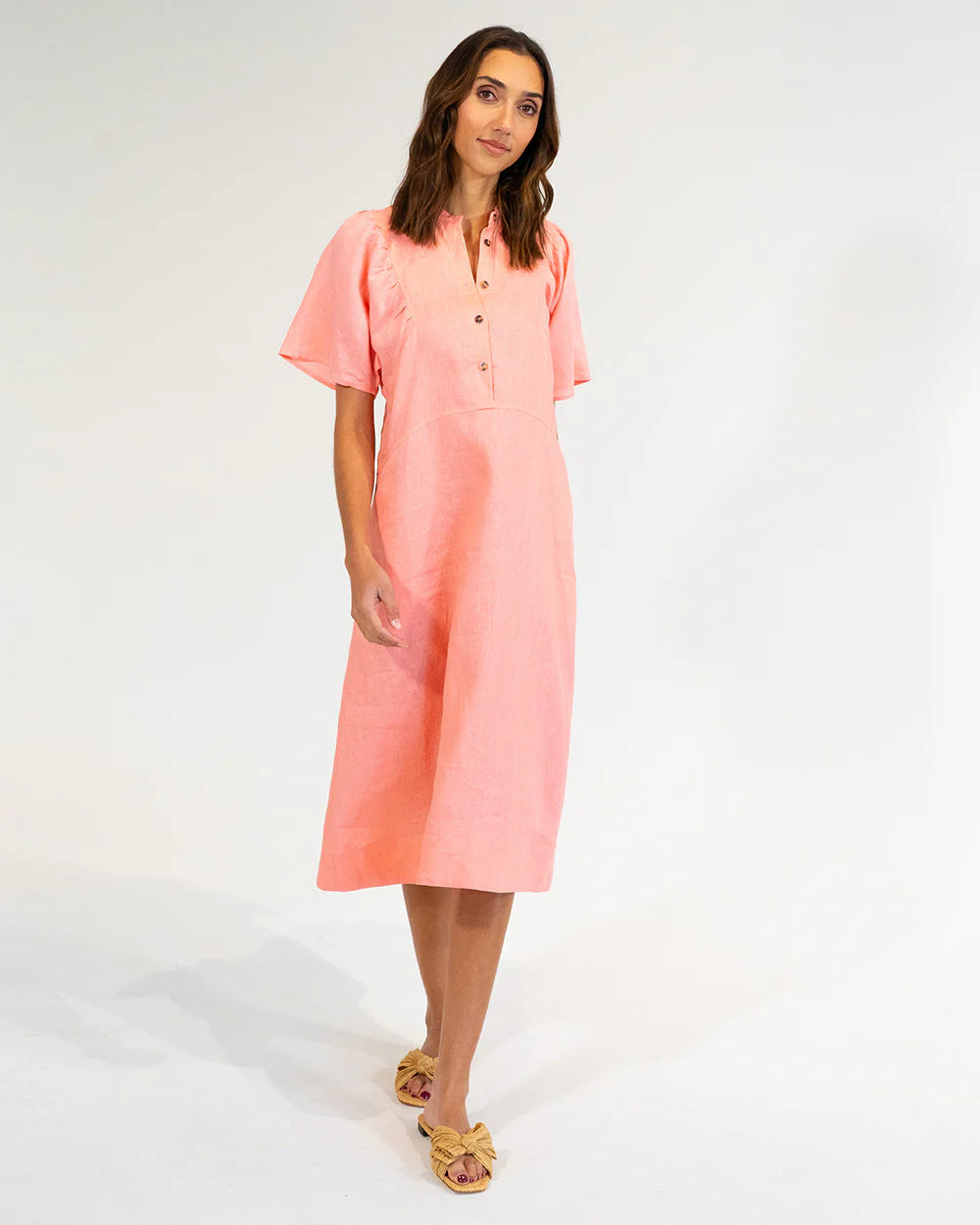 E+K Ticino Dress CORAL