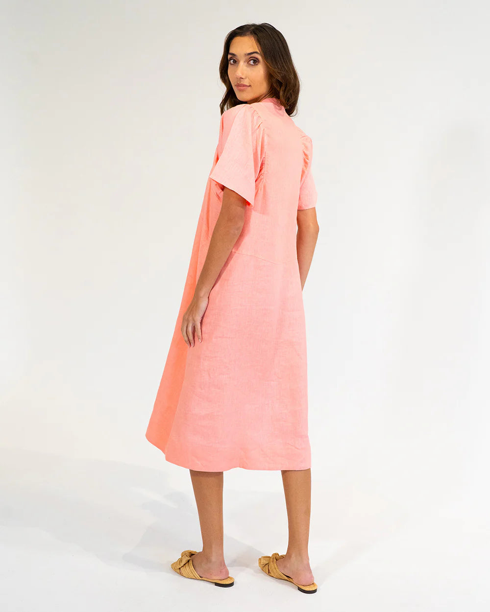 E+K Ticino Dress CORAL
