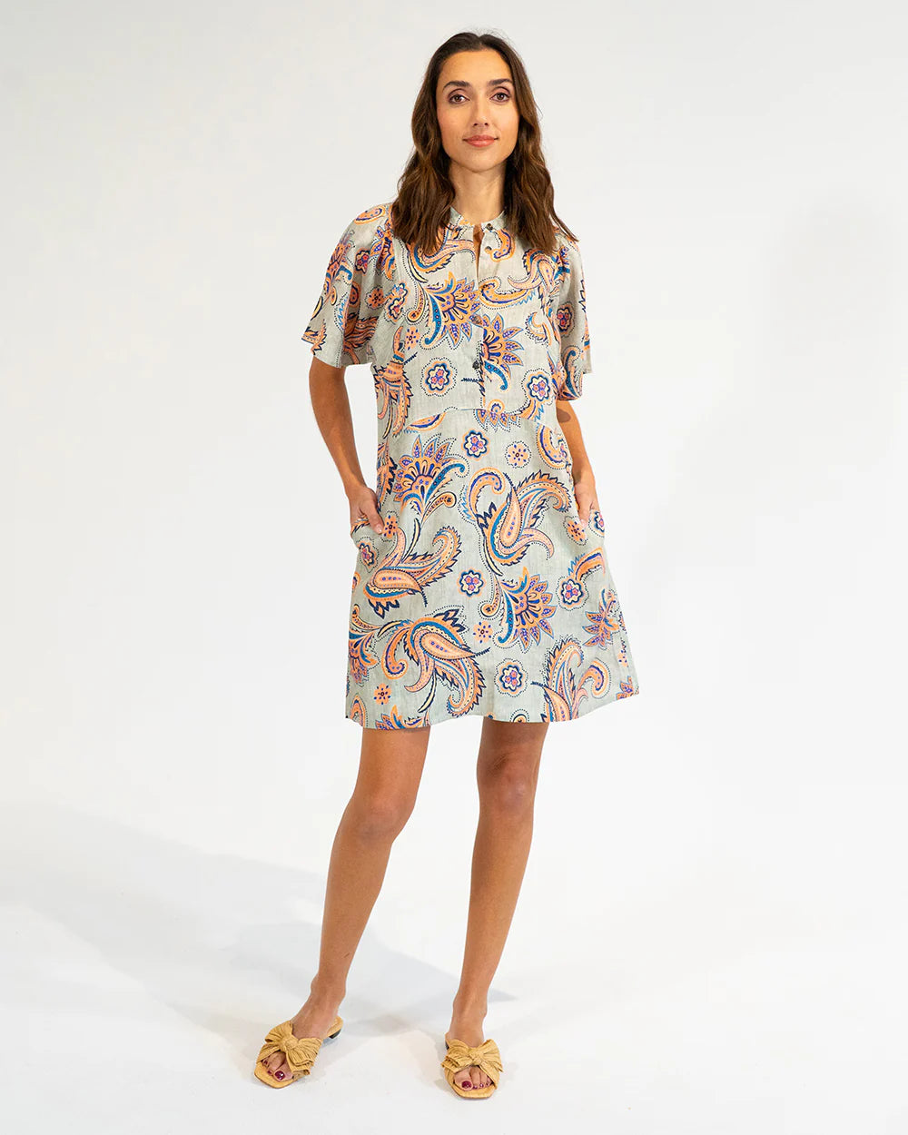 E+K Ticino Mini Dress PAISLEY